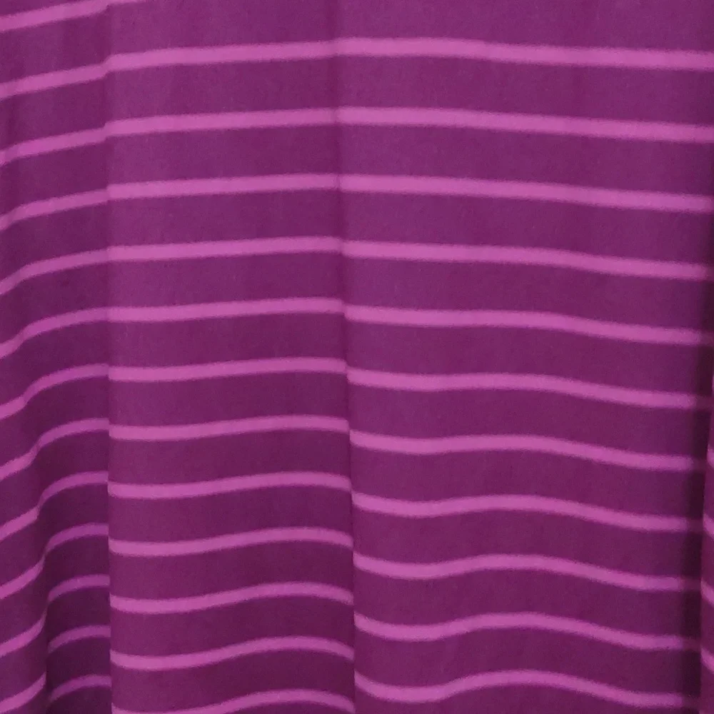 Eddie Bauer Purple Stripped  Sleeveless Dress Size S - Picture 2 of 5